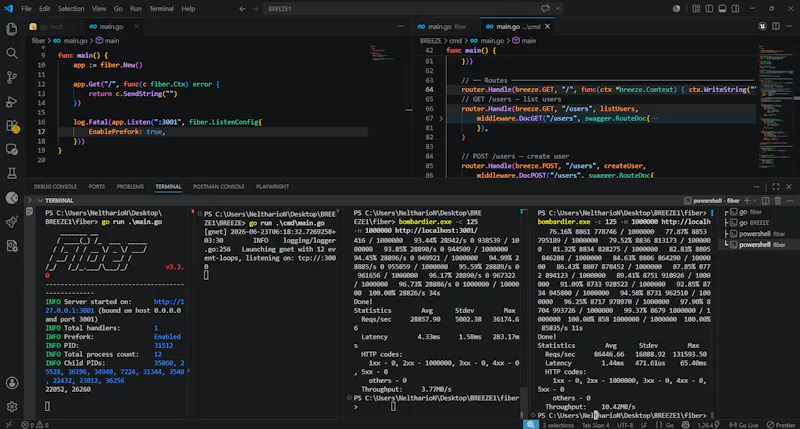 Breeze — Ultra Fast Golang Web Framework screenshot 3