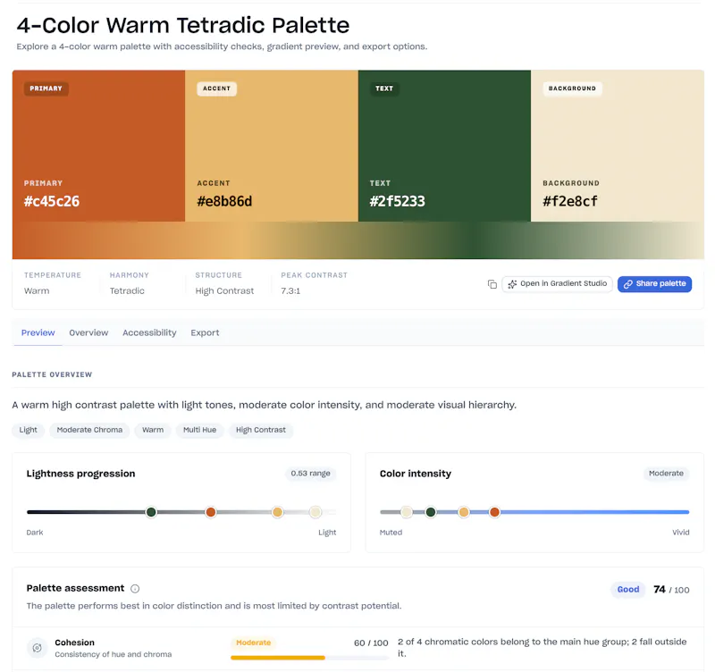 Image Color Palette Generator screenshot 2