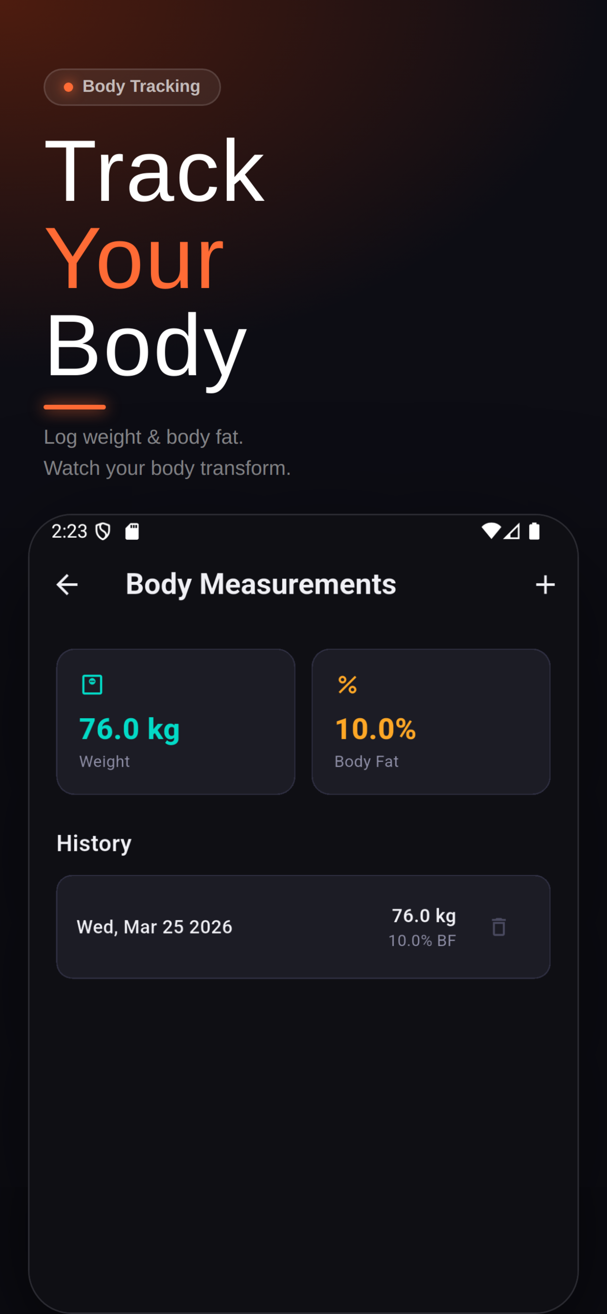 GainLog: Gym Progress Tracker gallery image