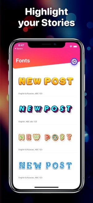 Fonts for Instagram Stories gallery image