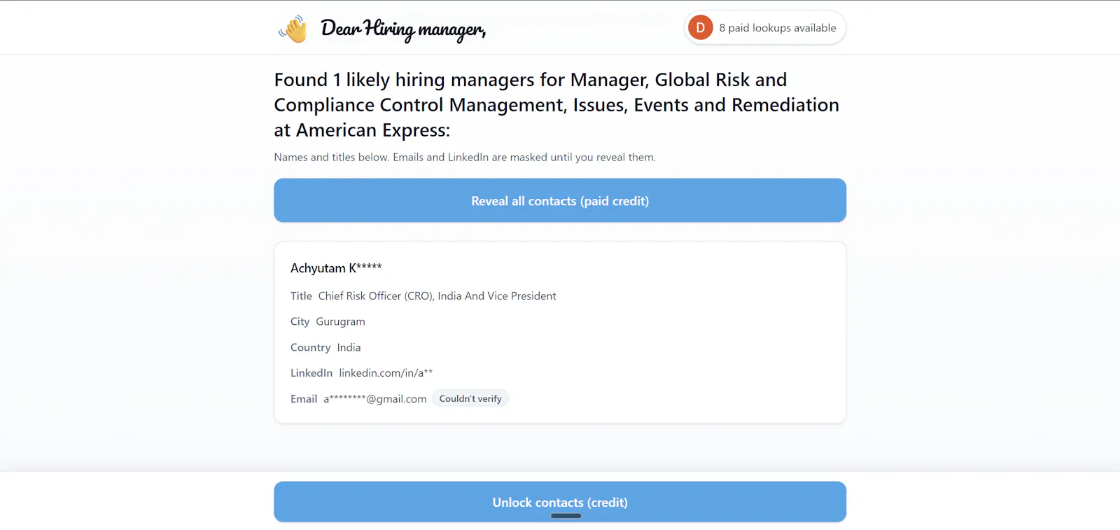 DearHiringManager.io screenshot 4