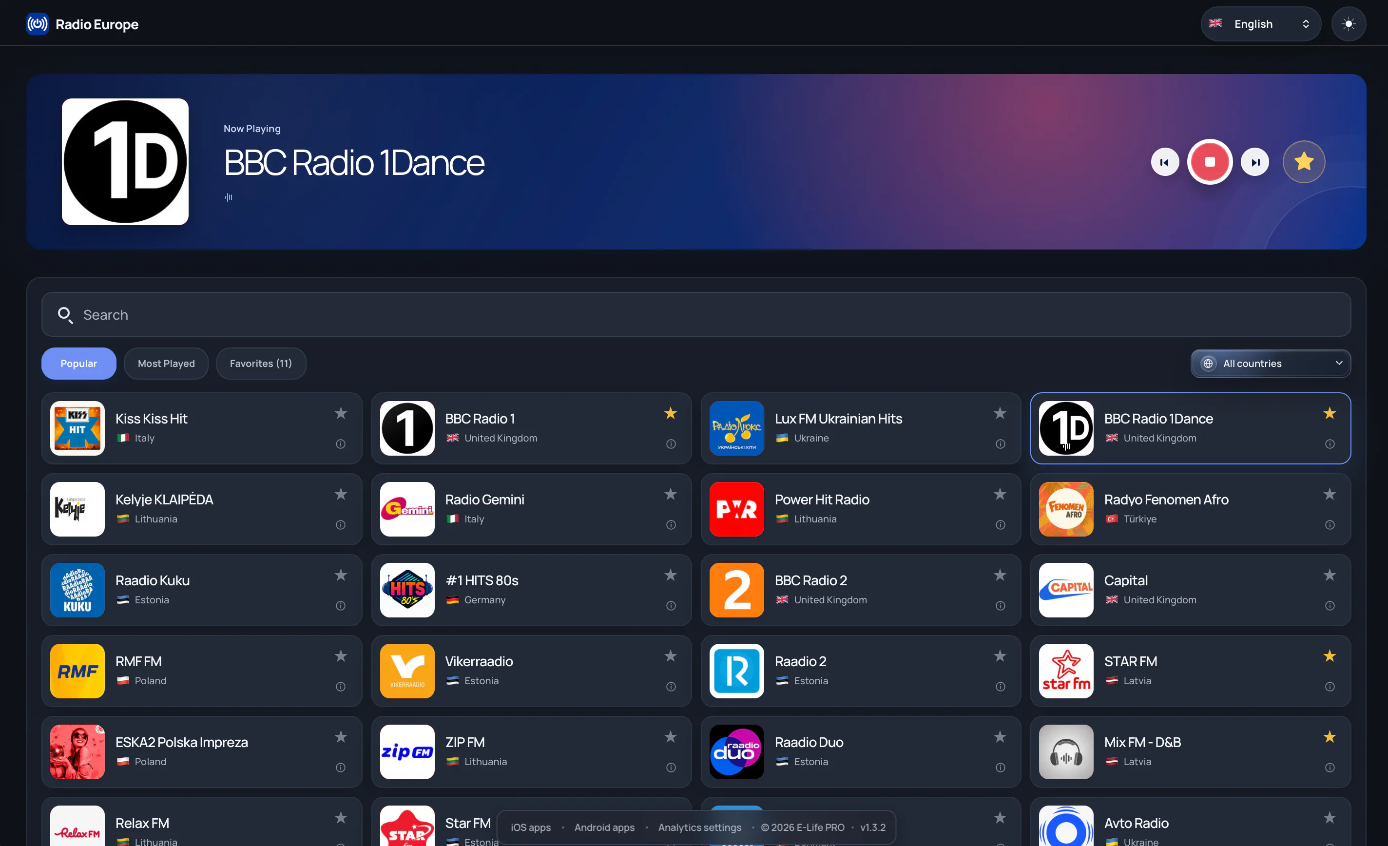 Radio Europe — Radio from across Europe gallery image