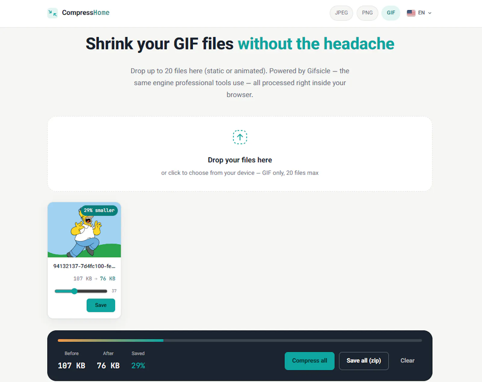 CompressHome screenshot 3