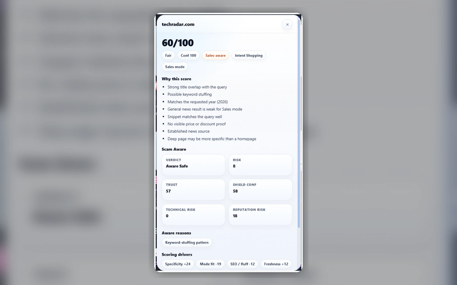 ProofSearch screenshot 1