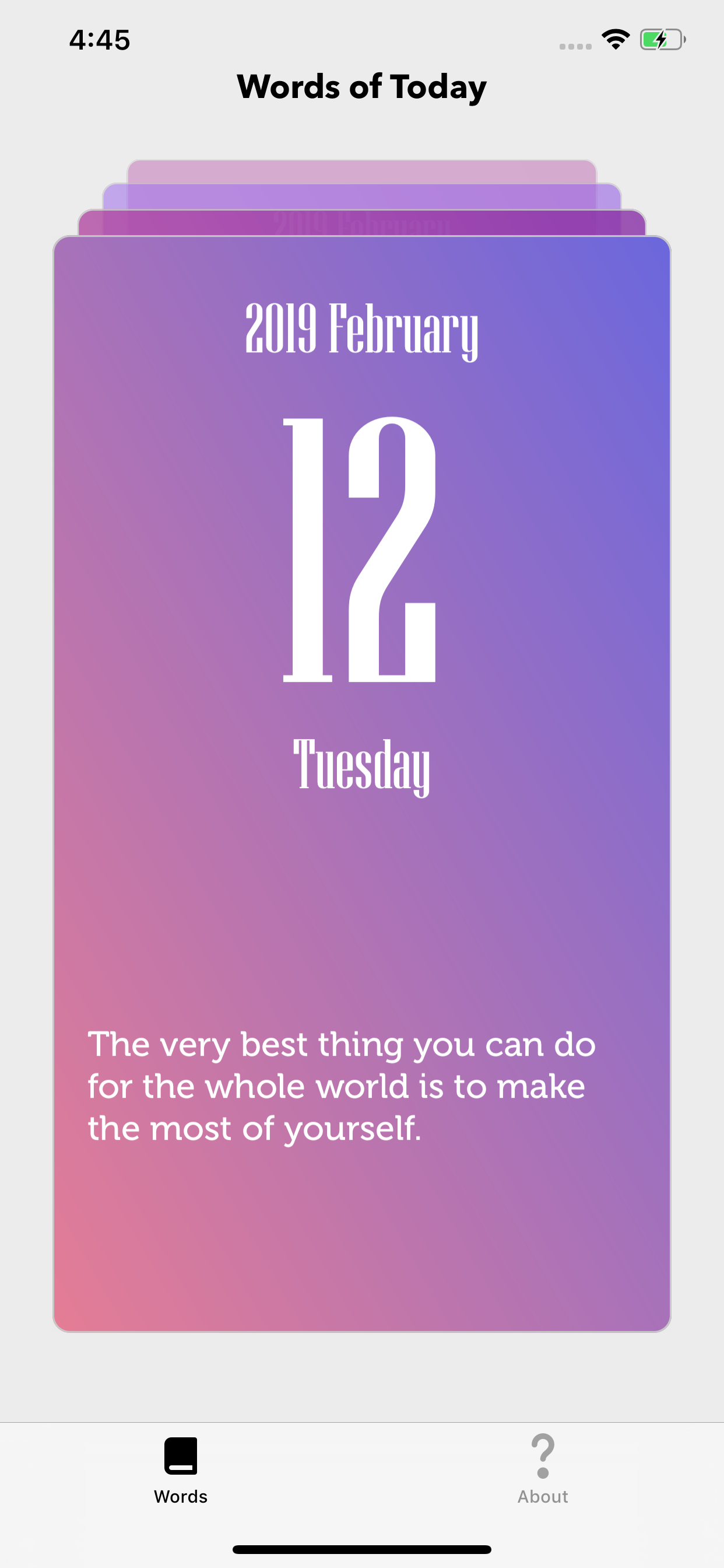 Words of Day gallery image