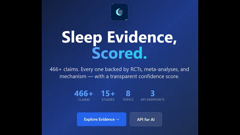 Sleep Science DB screenshot 1 (video preview)