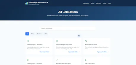 Profit Margin Calculator gallery image