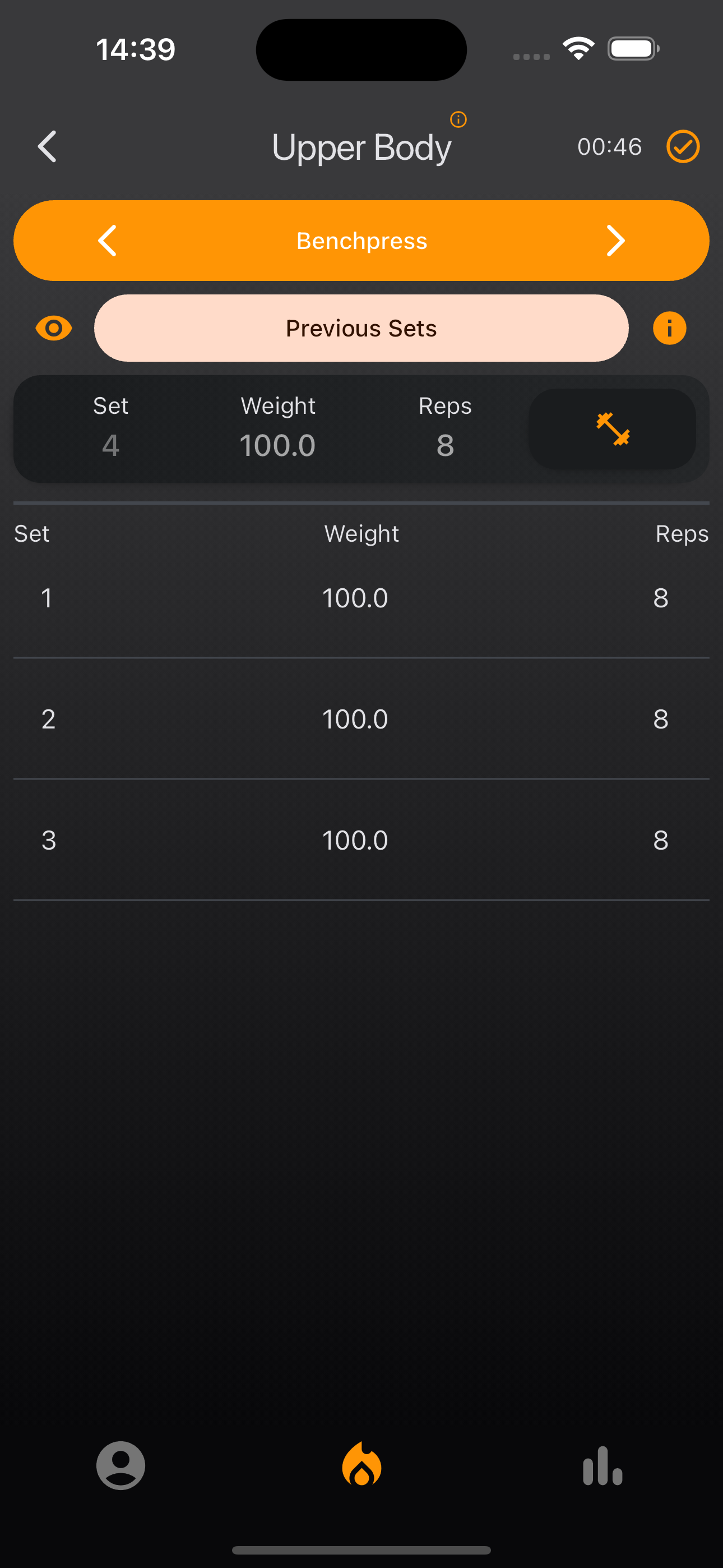 Mídia 2 de Streak - Gym Log 2.0