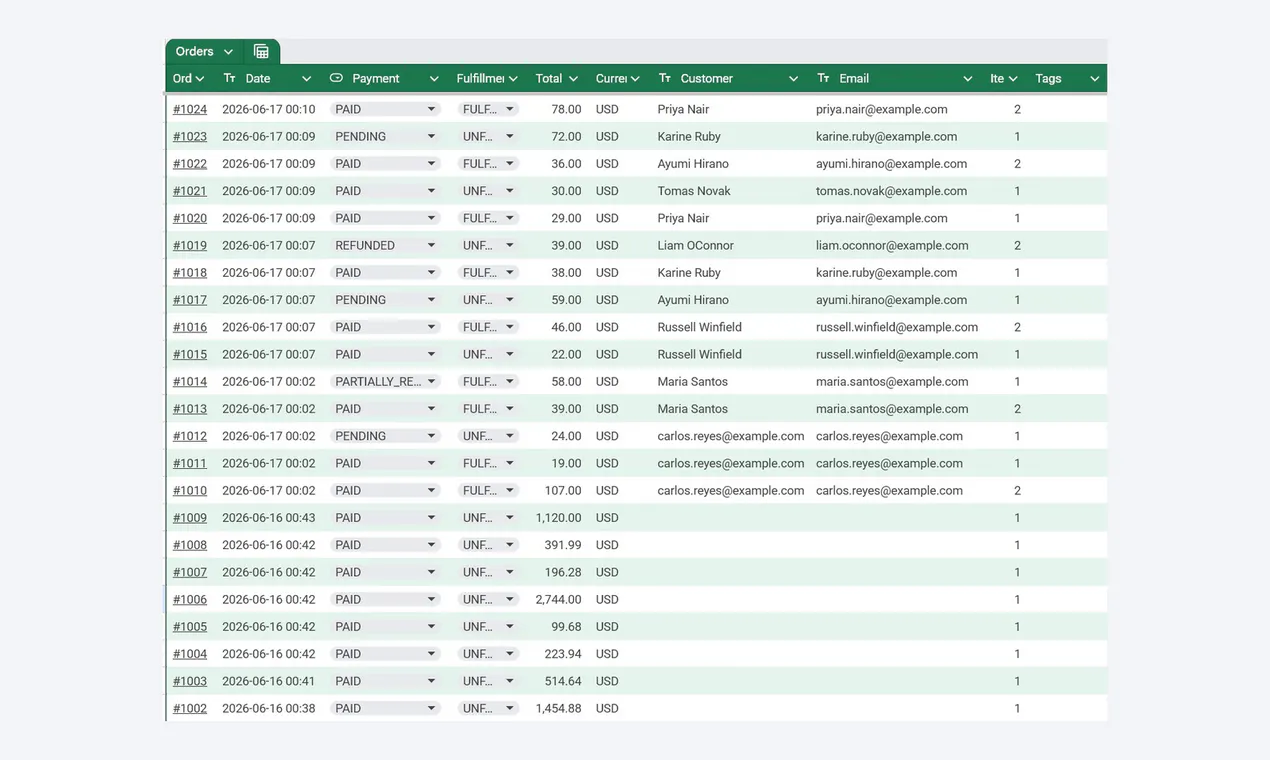 Sleek Sheets screenshot