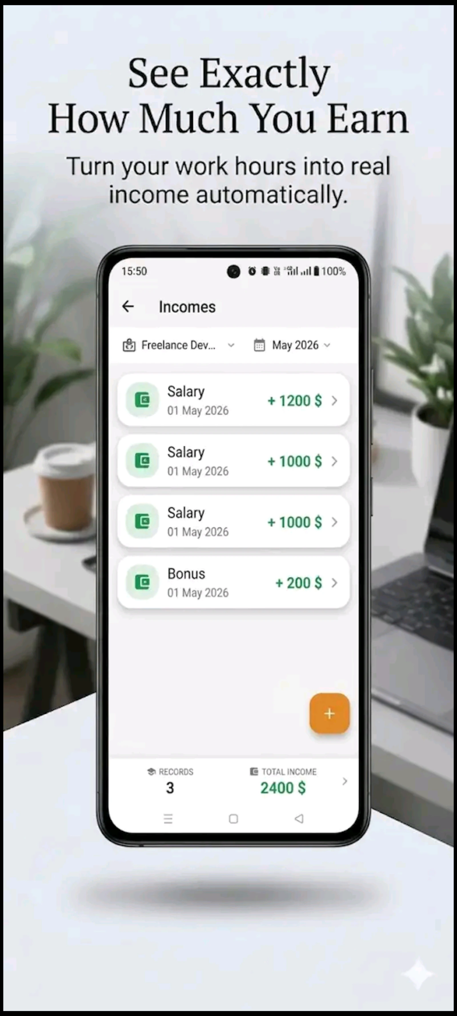 Worktrack Pro screenshot 1