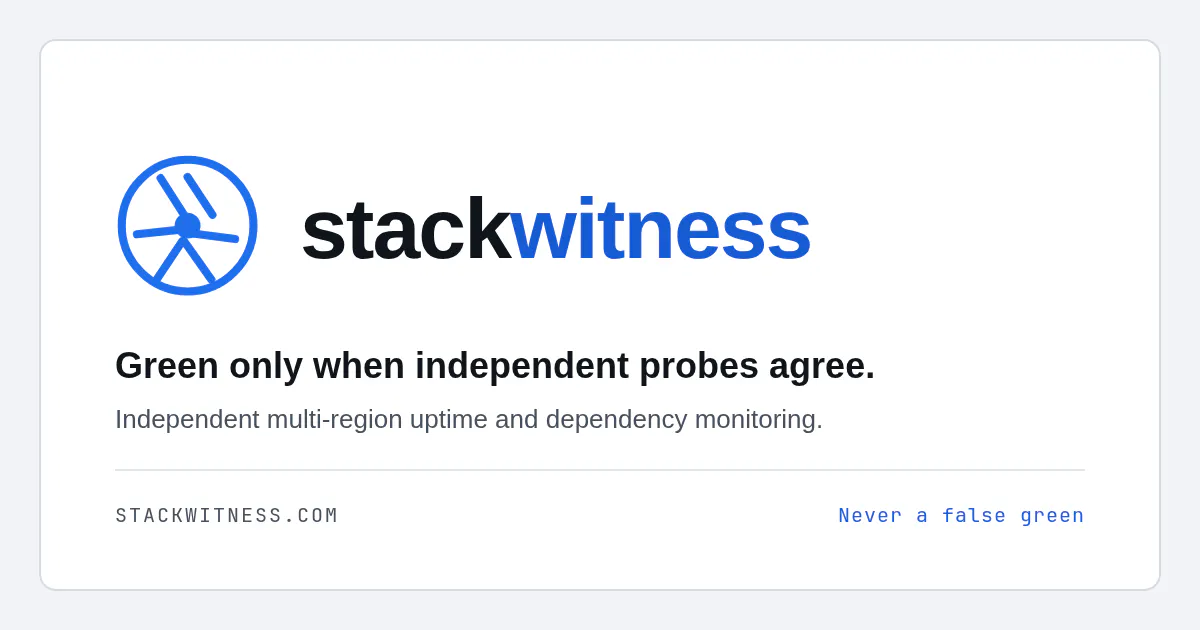 StackWitness gallery image
