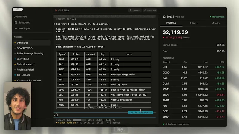 OpenTrade screenshot 1 (video preview)
