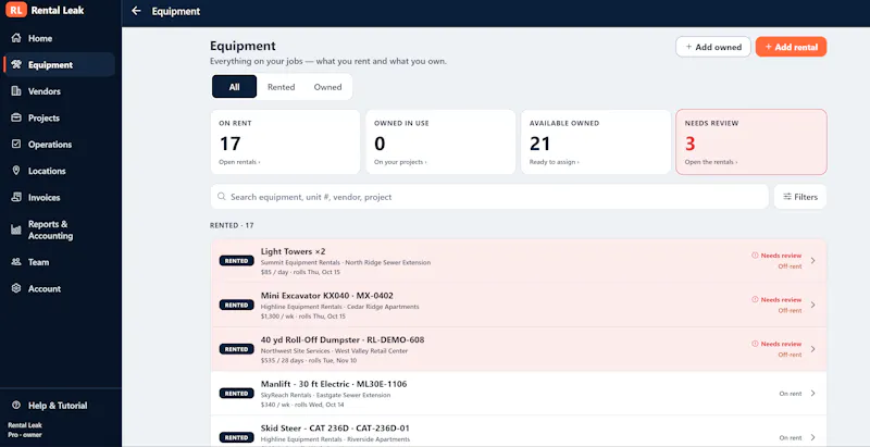 Rental Leak screenshot 3