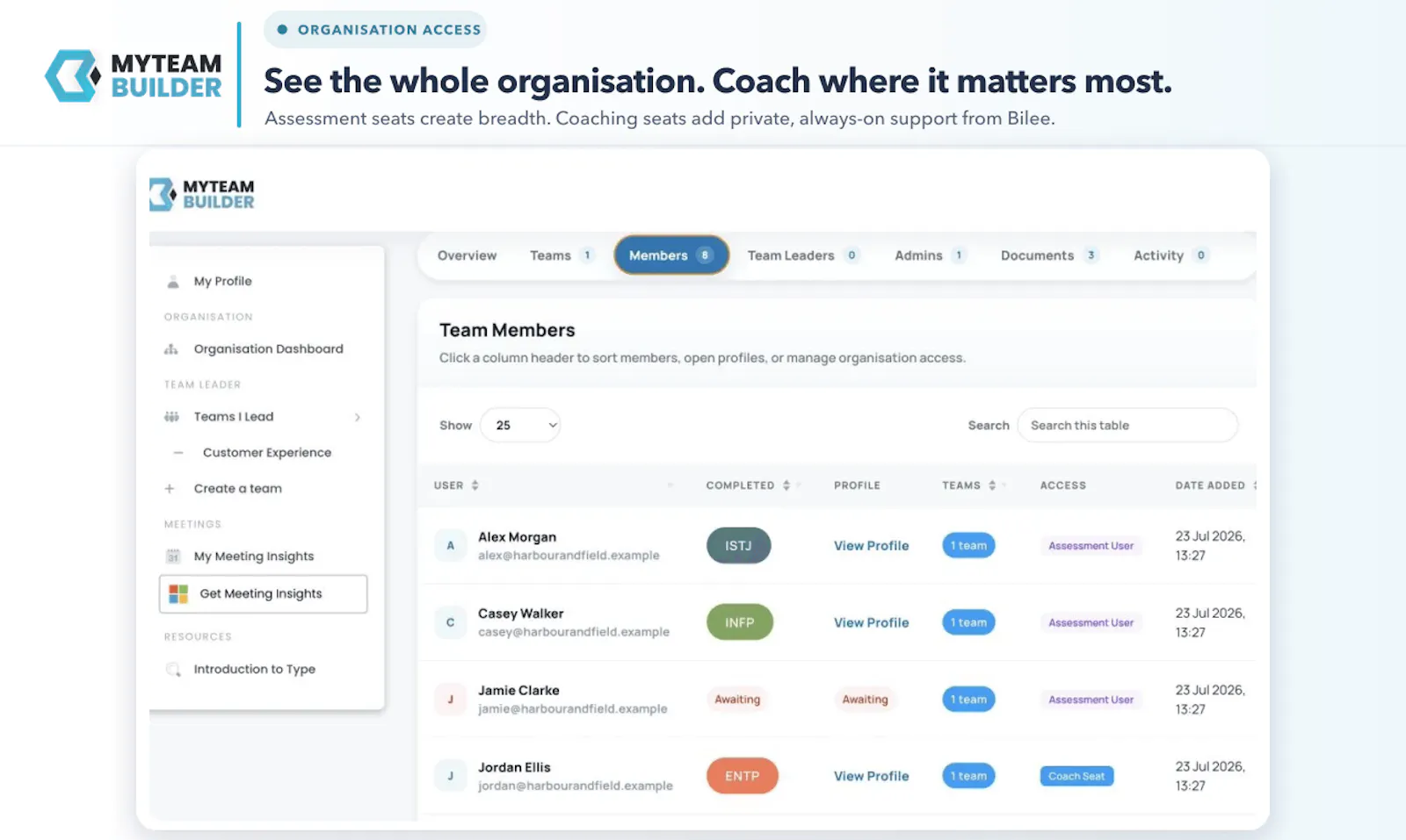 MyTeamBuilder screenshot 2