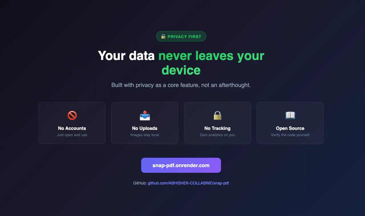 SnapPDF -Turn screenshots into documents gallery image