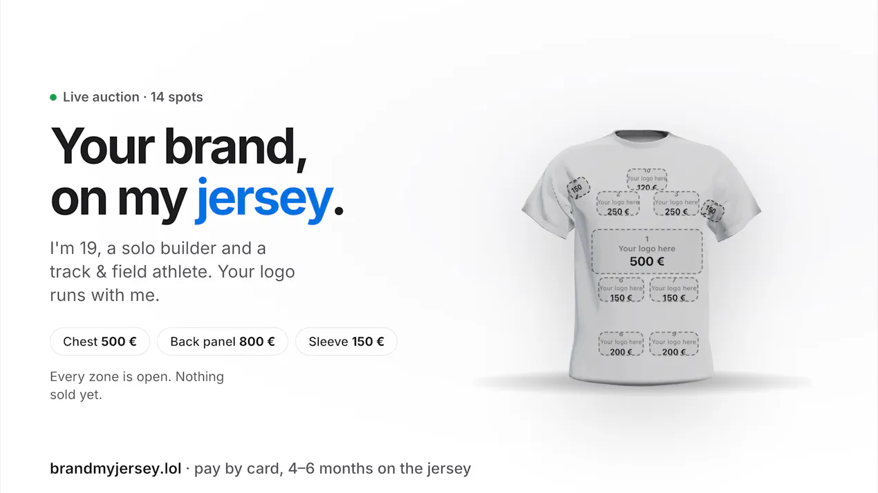 Brand My Jersey product