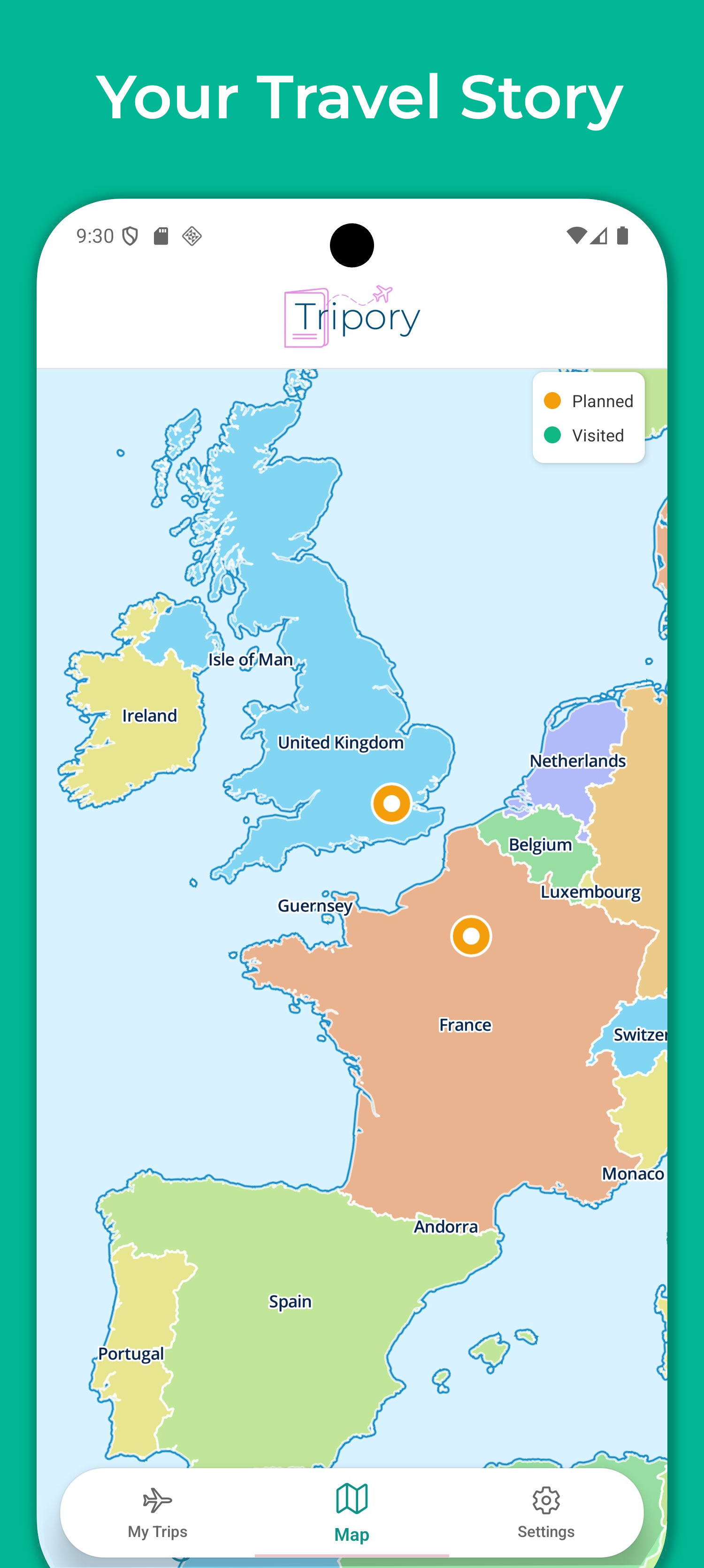 Tripory - Screenshot 5 showing product features and functionality