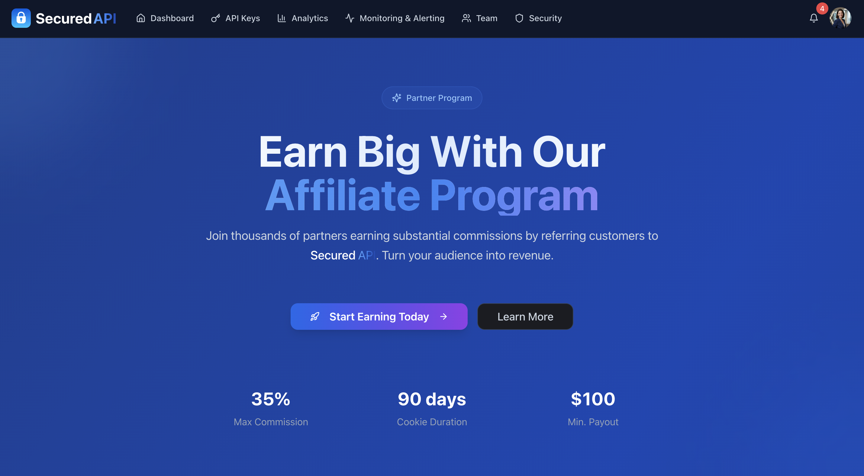 Secured API gallery image