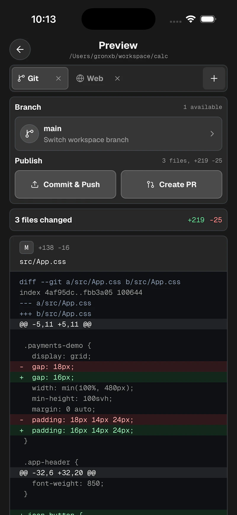 Codex Relay screenshot 2