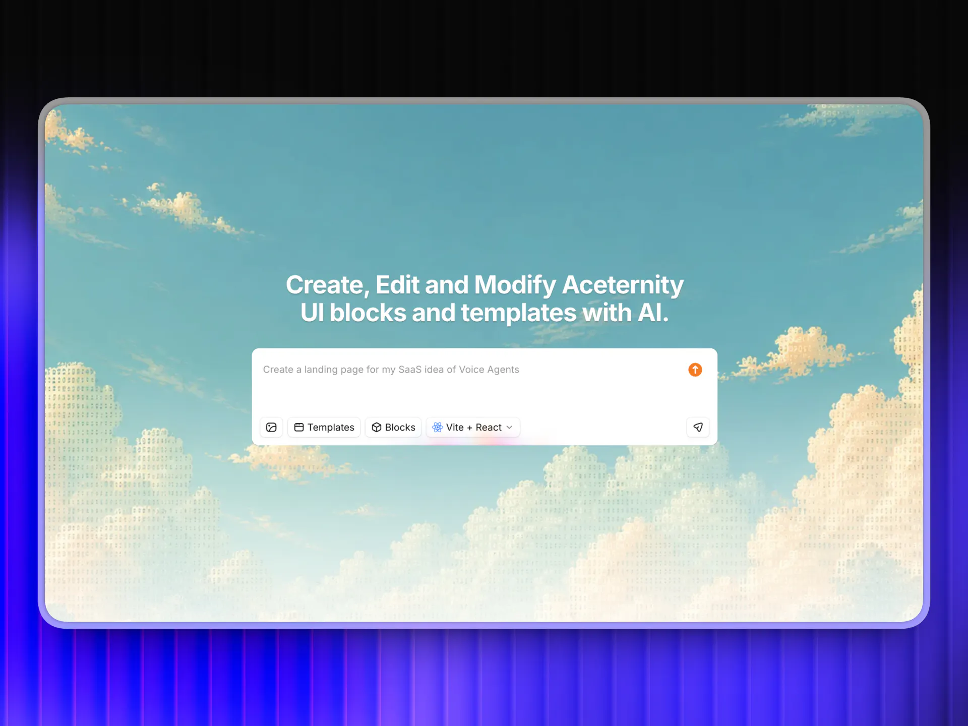 startuptile Acebuilder-Build landing pages with Aceternity UI