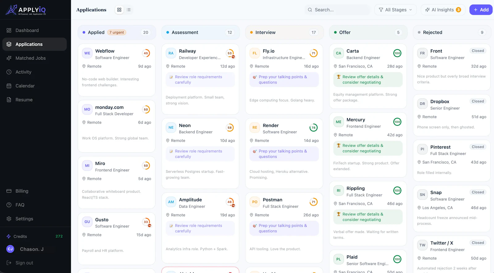 ApplyIQ screenshot 2