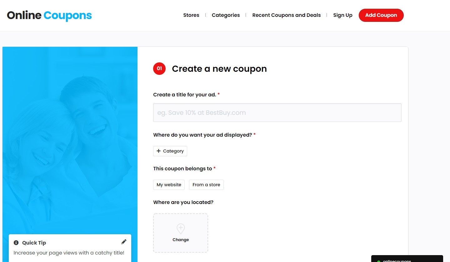 Cupons online media 2