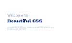 Beautiful CSS image