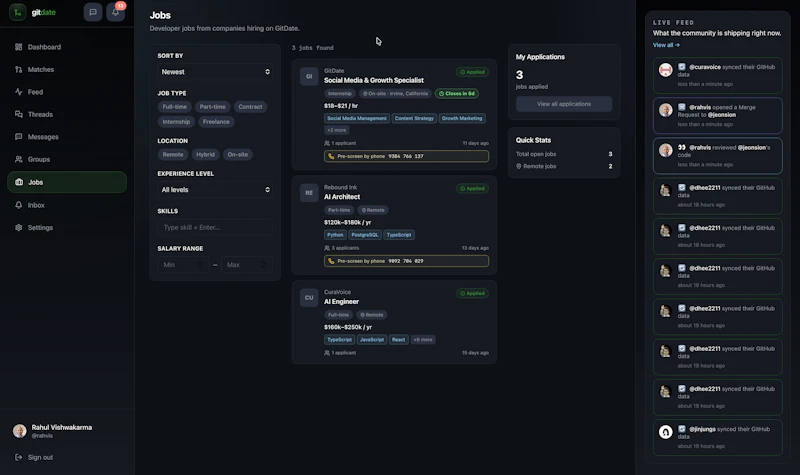 GitDate screenshot 5