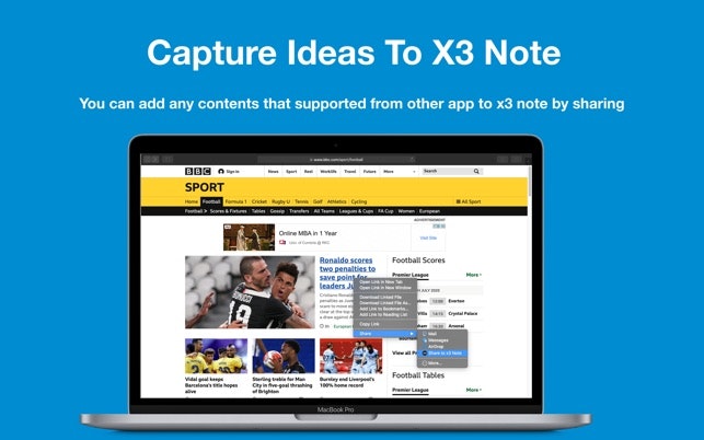 x3 Note macOS gallery image