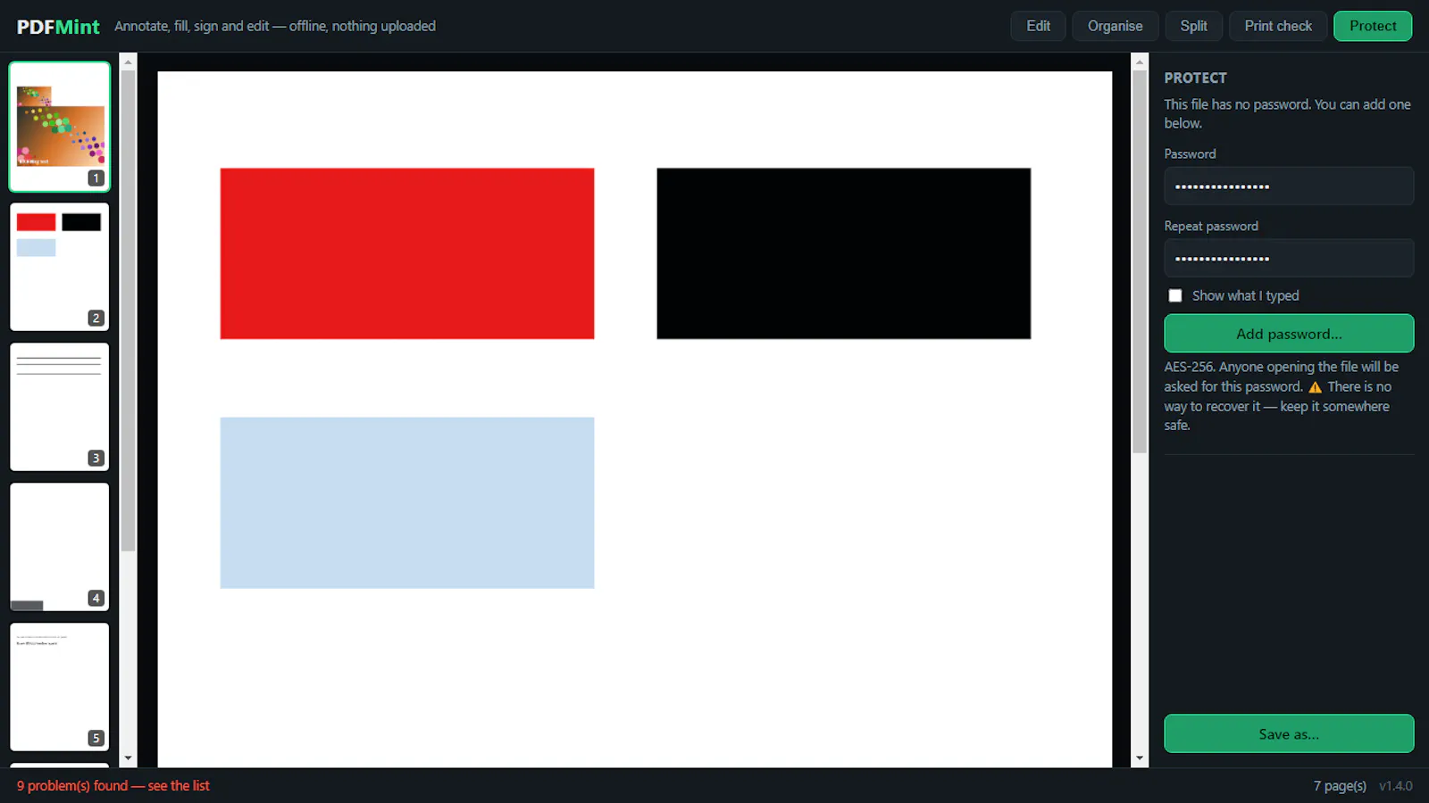 PDFMint screenshot 2