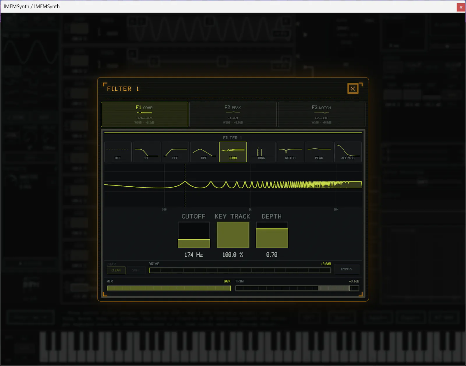 IMFMSynth — FM x Wavetable Synthesizer screenshot 3