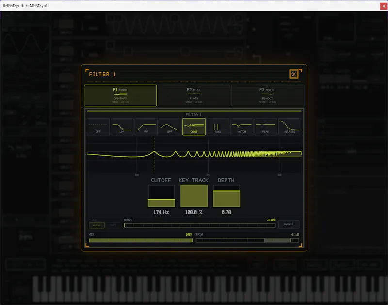 IMFMSynth — FM x Wavetable Synthesizer screenshot 3