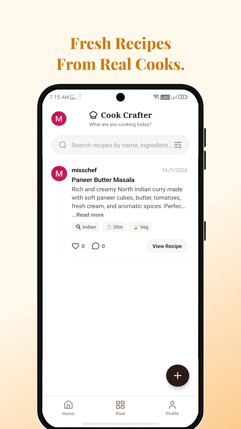 Cook Crafter: Recipe Community screenshot 4