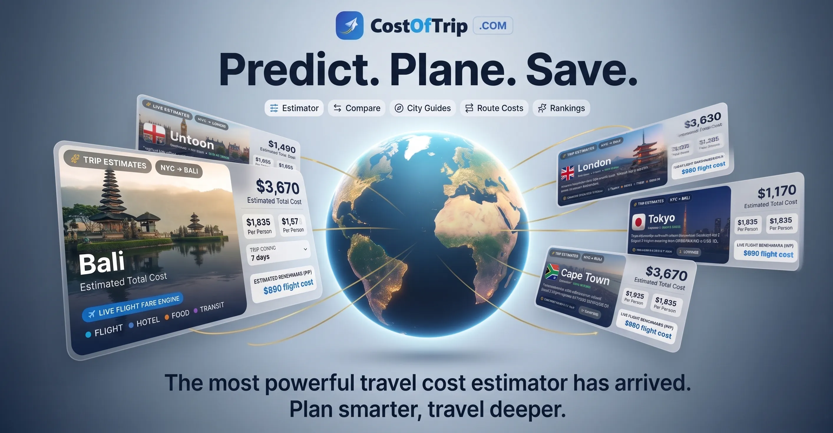 CostOfTrip: AI powered travel planner  gallery image