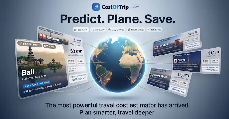 CostOfTrip: AI powered travel planner  screenshot 1
