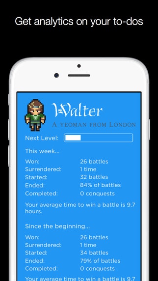 Victories - todo app gallery image