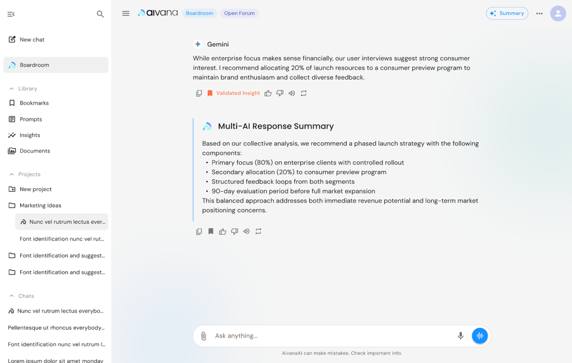 AivanaAI - Screenshot 5 showing product features and functionality