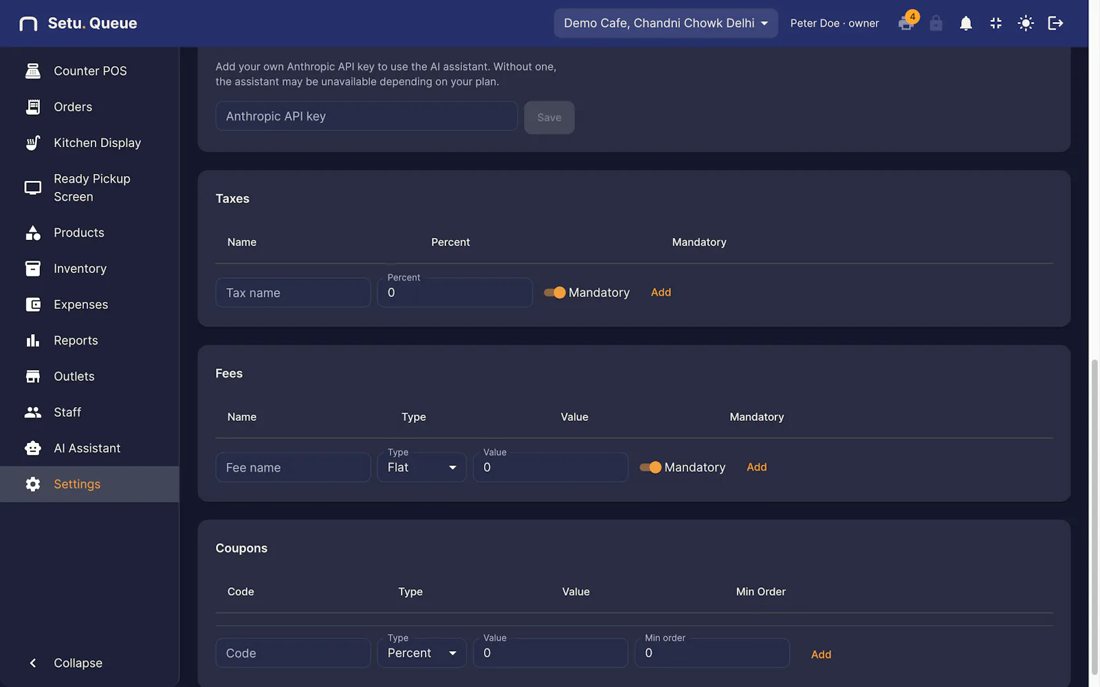 Setu Queue — The QSR Operating System screenshot 18