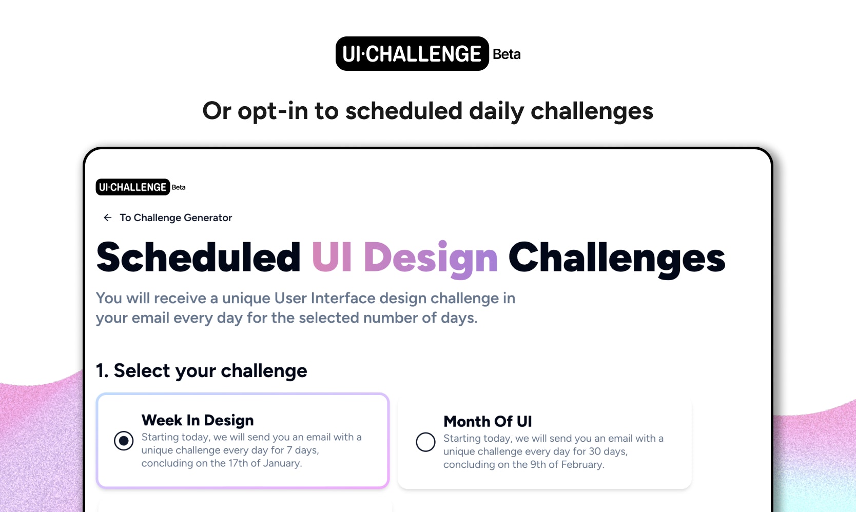Mídia 3 de Desafios da interface do usuário - Aprenda o design da interface do usuário fazendo - grátis, o ano todo