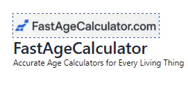 Banner del producto FastAgeCalculator