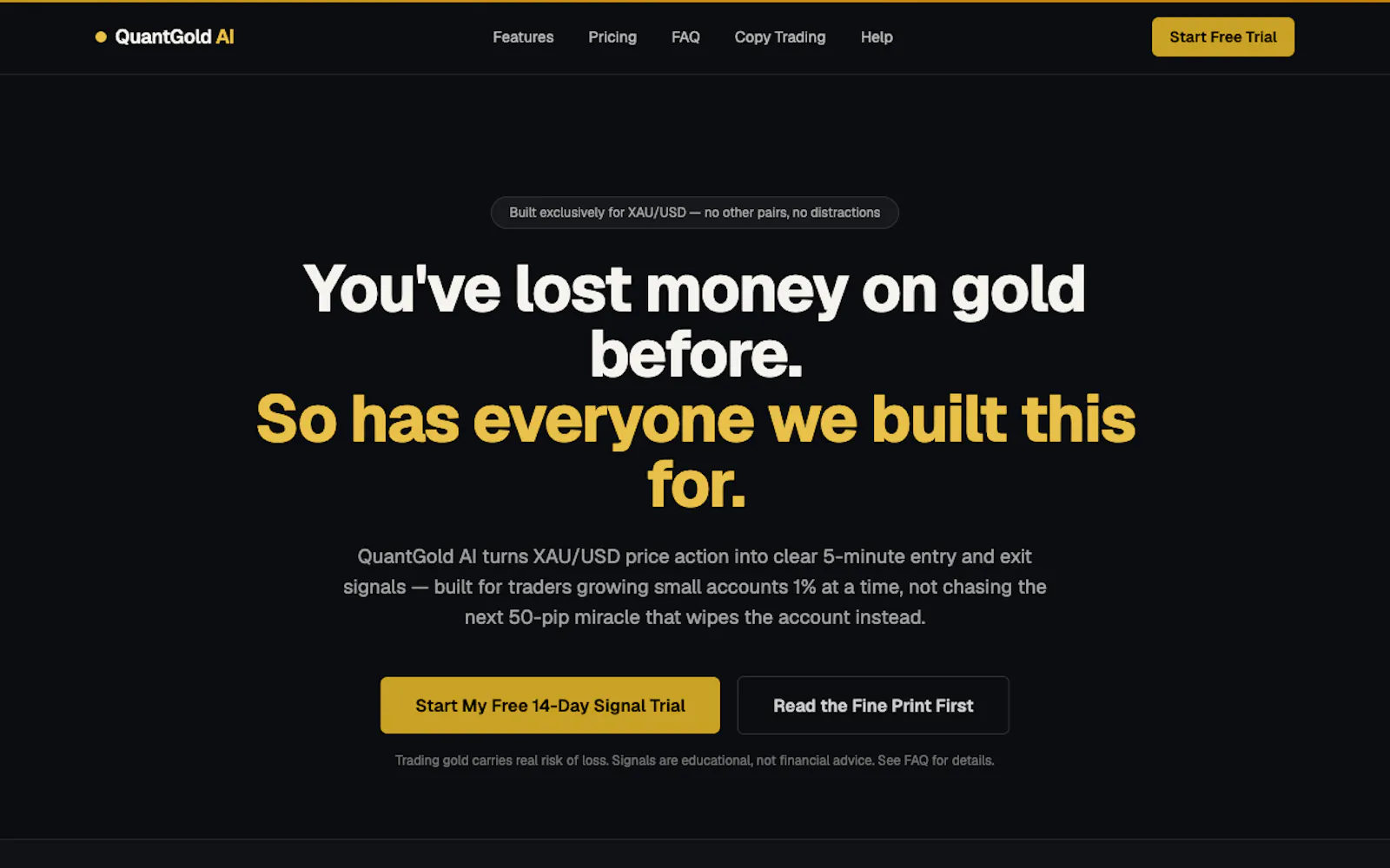QuantGold AI screenshot 2