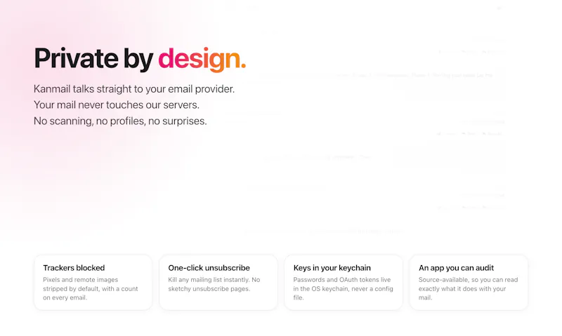 Kanmail screenshot 6
