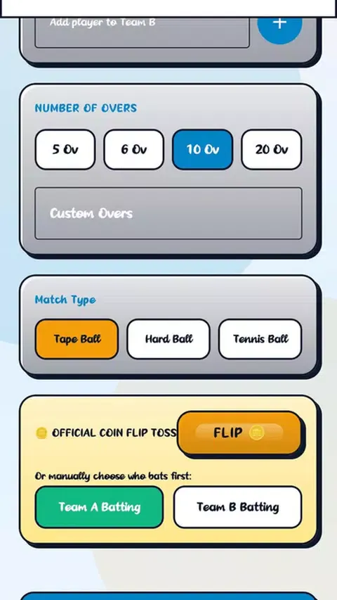Cricket ScoreBook screenshot