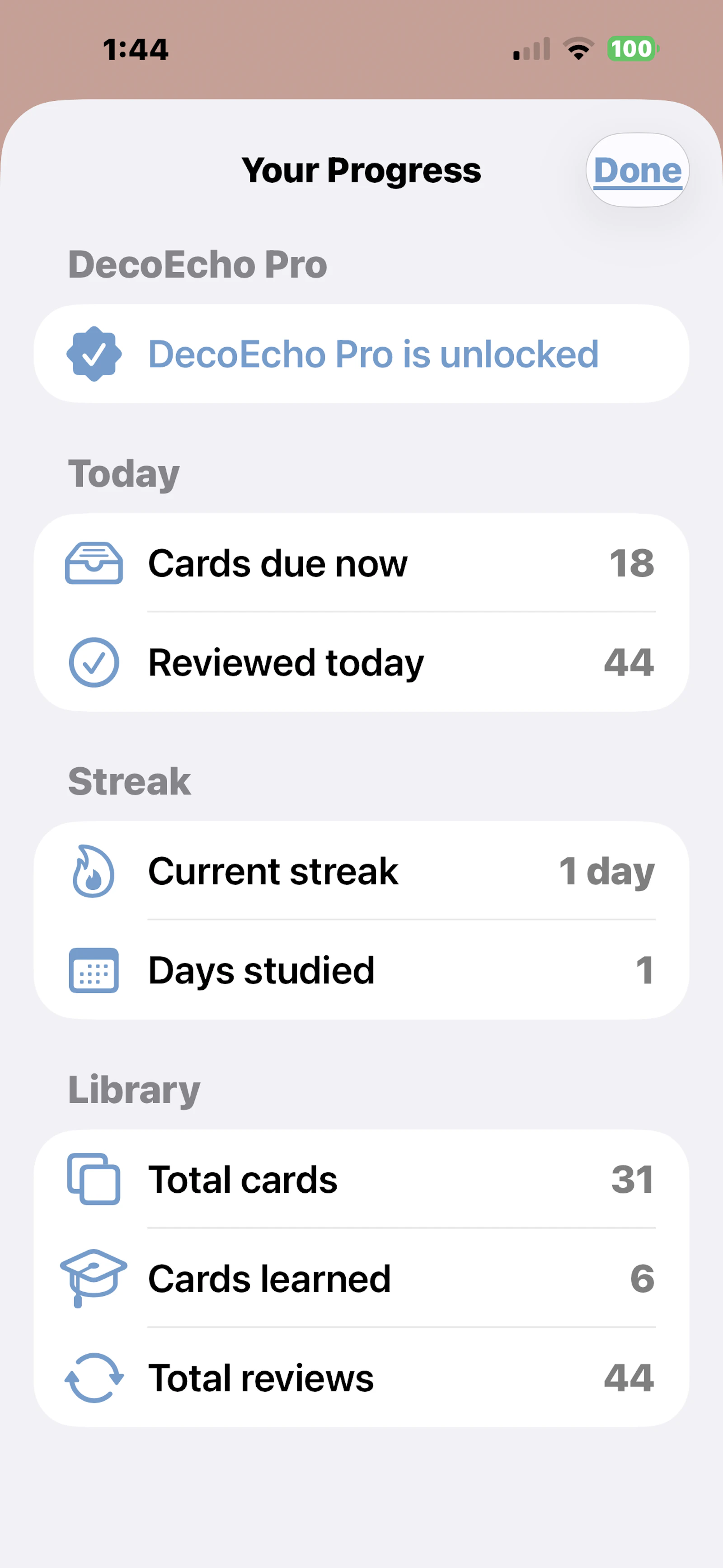 DecoEcho - Smart flashcards  screenshot 5