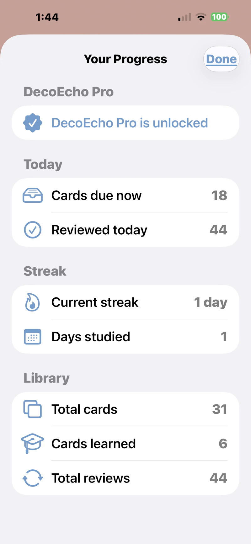 DecoEcho - Smart flashcards  screenshot 5