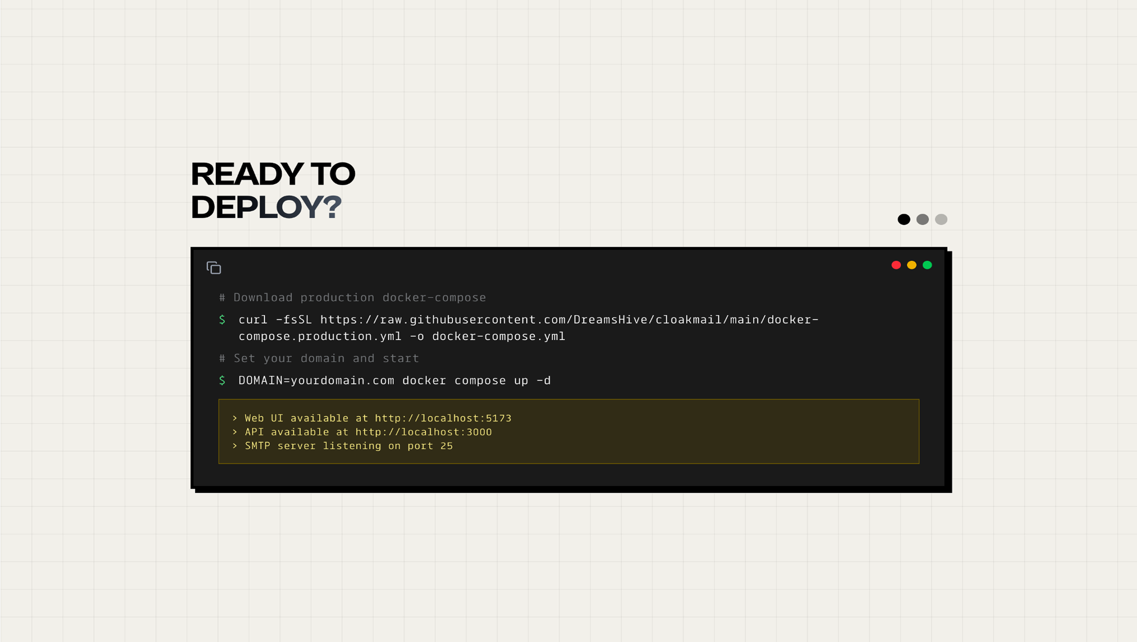 CloakMail - Screenshot 3 showing product features and functionality