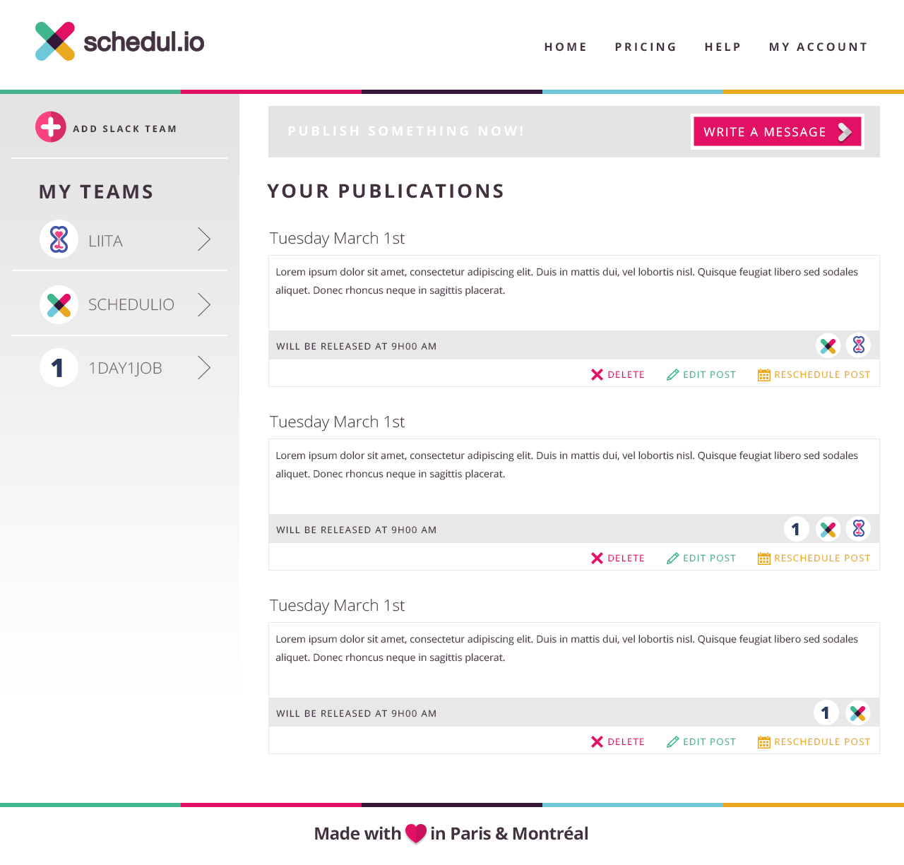 Schedul.io gallery image