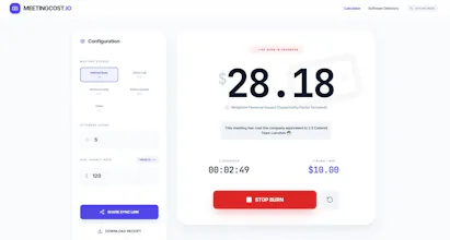 MeetingCost.io gallery image