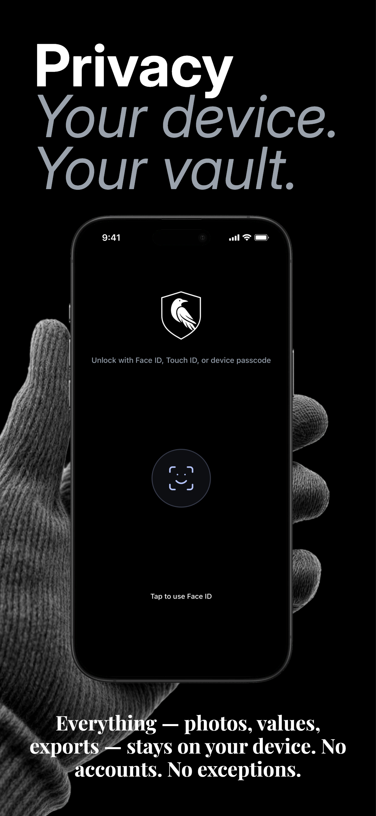 Locrow — Private Collector Vault for iOS gallery image