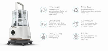 Groomrade: Smart & Mess-Free Vacuum Dog Groomer gallery image